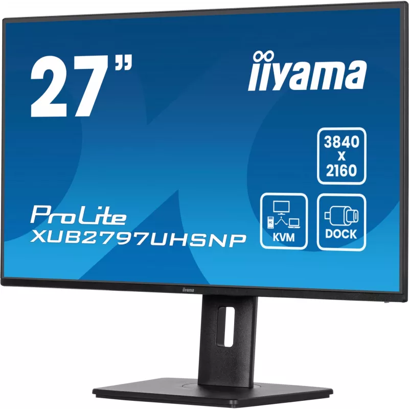 Monitorius iiyama ProLite XUB2797UHSNP-B1 27 colių 4K Ultra HD LED juodas