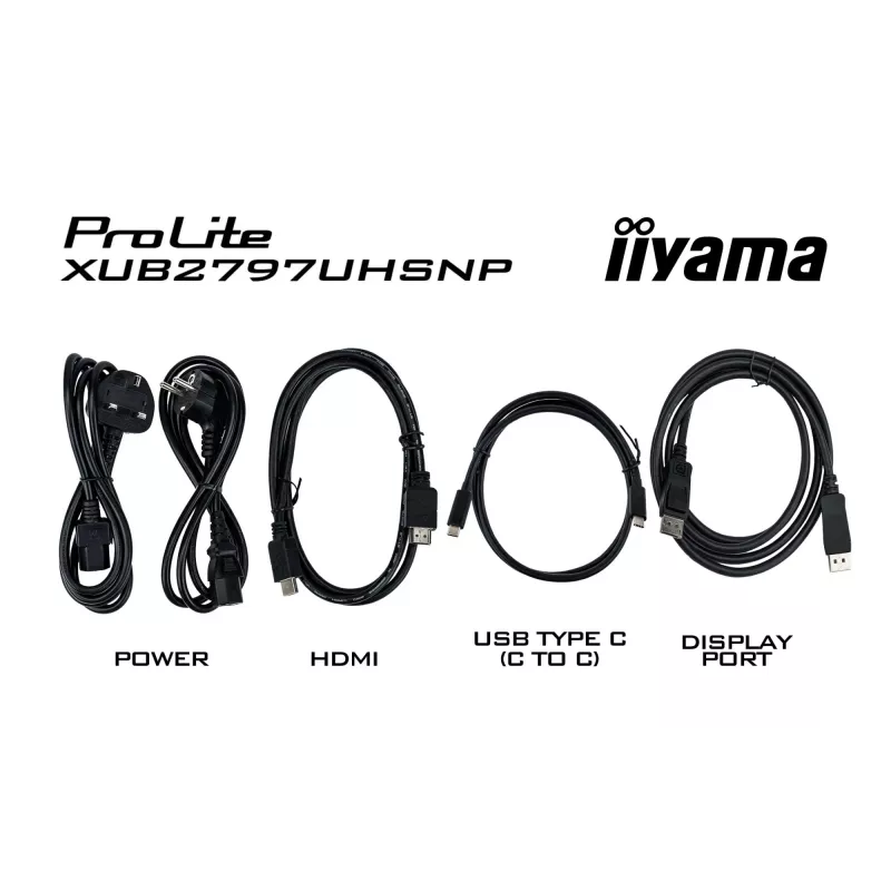 Monitorius iiyama ProLite XUB2797UHSNP-B1 27 colių 4K Ultra HD LED juodas