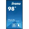 Skaitmeninės signalizacijos plokščiasis skydelis iiyama LH9875UHS-B2AG 97,5 colio LED 4K Ultra HD 3840 x 2160