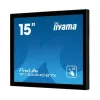Monitorius iiyama TF1534MC-B7X 38,1 cm (15 colių) 1024 x 768 XGA LED liečiamuoju ekranu, multi-user, juodas