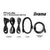 Monitorius iiyama TF1534MC-B7X 38,1 cm (15 colių) 1024 x 768 XGA LED liečiamuoju ekranu, multi-user, juodas