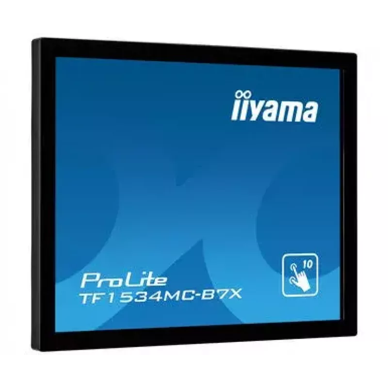 Monitorius iiyama TF1534MC-B7X 38,1 cm (15 colių) 1024 x 768 XGA LED liečiamuoju ekranu, multi-user, juodas