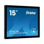 Monitorius iiyama TF1534MC-B7X 38,1 cm (15 colių) 1024 x 768 XGA LED liečiamuoju ekranu, multi-user, juodas