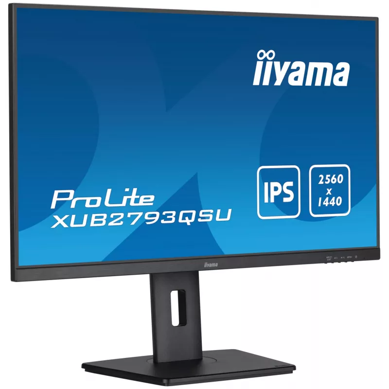 Monitorius iiyama XUB2793QSU-B7 68.6 cm (27 col.) 2560 x 1440 pikselių Quad HD LED juodas