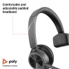 HP Poly Voyager 4310 USB-A belaidė ausinė su BT700 siųstuvu, biurui / skambučių centrui, 20 - 20000 Hz, 122 g, juoda