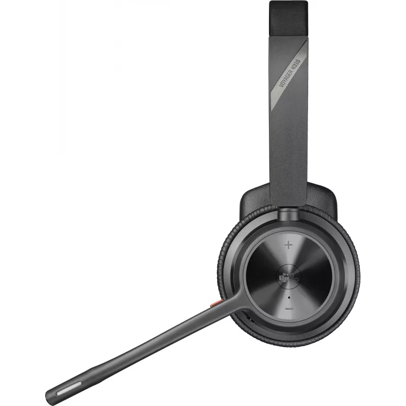 HP Poly Voyager 4310 Microsoft Teams sertifikuotas USB-C ausinių komplektas su BT700 adapteriu
