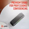 HP Poly Sync 40 belaidis garsiakalbis su mikrofonu Microsoft Teams sertifikuotas, sidabrinis, 30 h