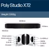 HP Poly Studio X72 viskas viename vaizdo juosta