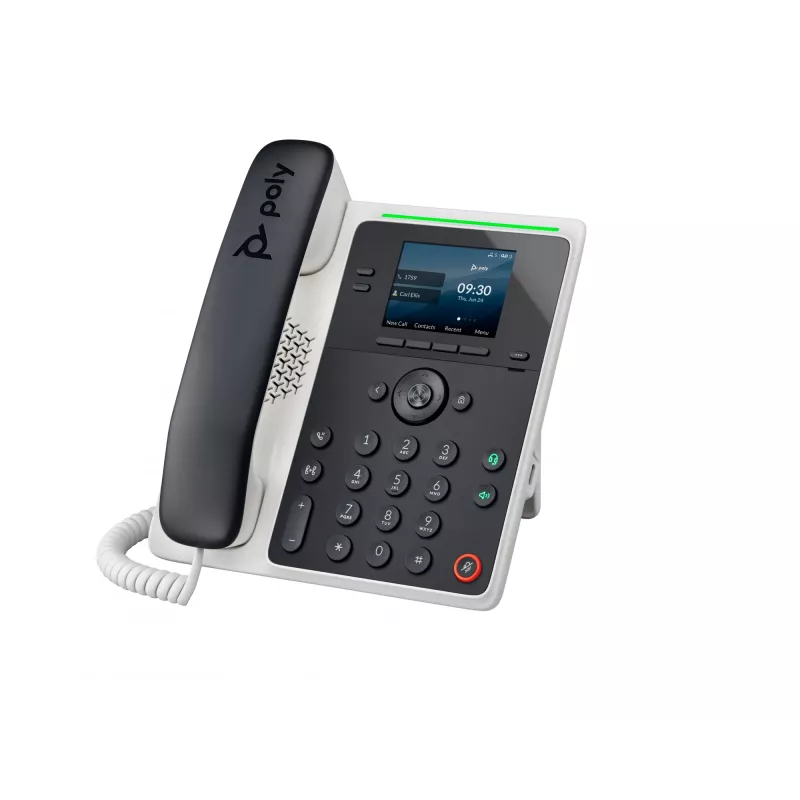 IP telefonas Poly Edge E100 su PoE, IPS ekranu 320x240, 4:3