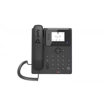 Stalinis IP telefonas Poly HP CCX 350 Microsoft Teams, su PoE, verslo medijos telefonas