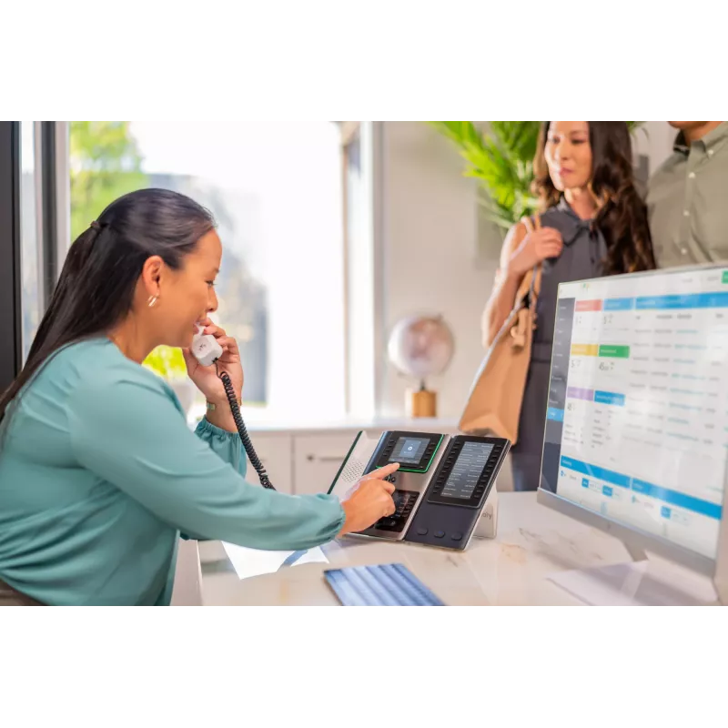 IP telefonas HP Poly Edge E450 su PoE, IPS, 4:3