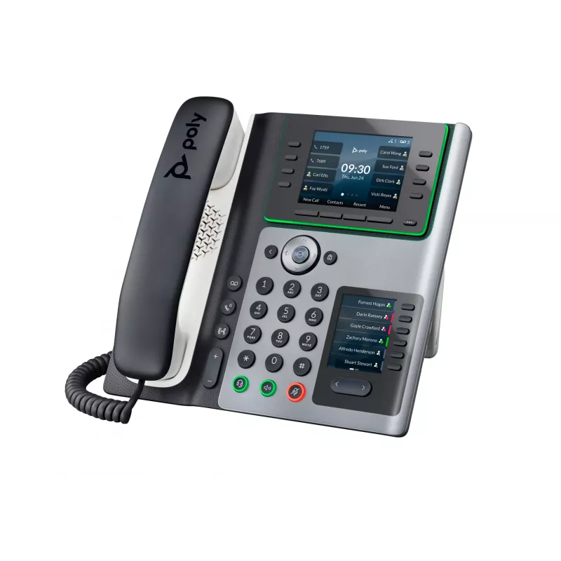 IP telefonas HP Poly Edge E450 su PoE, IPS, 4:3