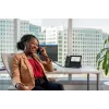HP Poly CCX 600 versijinis medijos telefonas su atviru SIP ir PoE