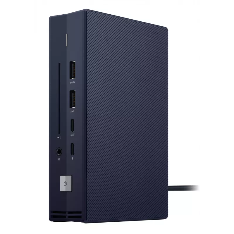 Docko stotelė ASUS SimPro Dock 2, laidinė, Thunderbolt 3 — HDMI 2.0, DP 1.4, VGA, 3x USB-A, TB3 pagrindinis, Gigabit Ethernet, Kensington užraktas