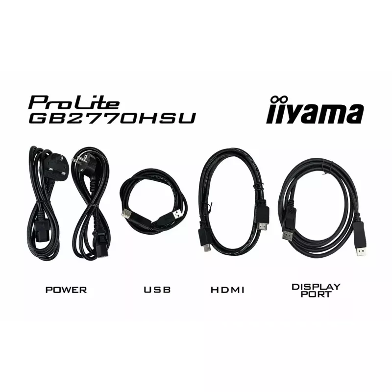 Monitorius iiyama G-MASTER GB2770HSU-B6 27 colių Full HD LCD juodas