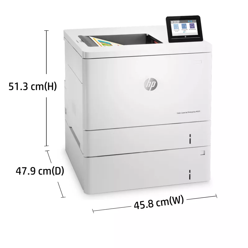 HP Color LaserJet Enterprise M555x, spalvotas lazerinis, 1200 x 1200 DPI, A4, 38 ppm, dvipusis spausdinimas