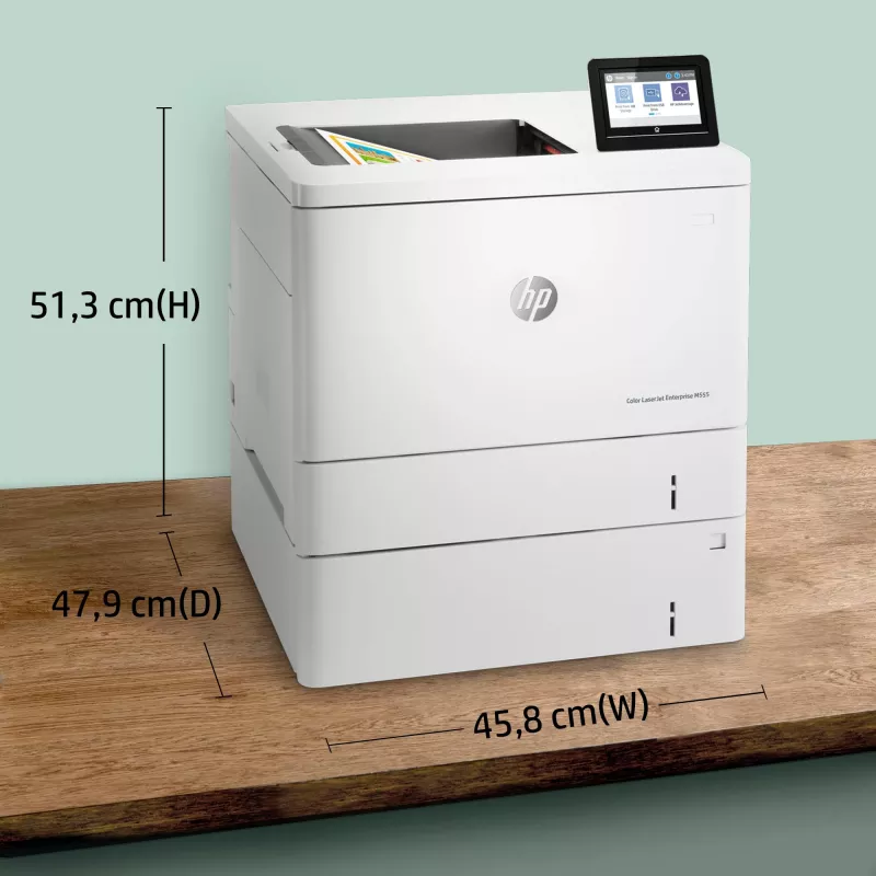 HP Color LaserJet Enterprise M555x, spalvotas lazerinis, 1200 x 1200 DPI, A4, 38 ppm, dvipusis spausdinimas
