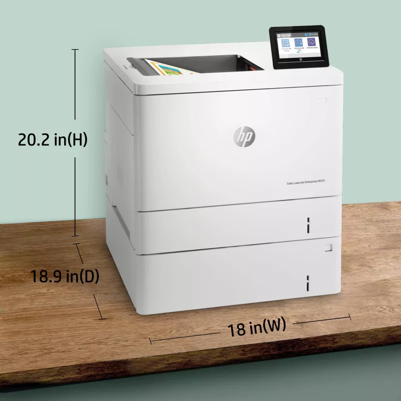 HP Color LaserJet Enterprise M555x, spalvotas lazerinis, 1200 x 1200 DPI, A4, 38 ppm, dvipusis spausdinimas