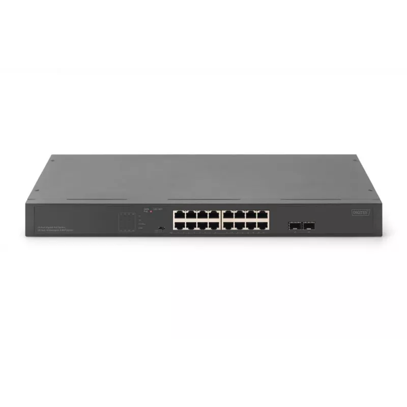 Nevaldomas jungiklis Digitus DN-95347-2 16 prievadų Gigabit Ethernet 1U