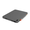 LOGITECH Folio Touch klaviatūros dėklas su foniniu apšvietimu ir valdymo kilimėliu, Oxford Grey, iPad Air (4th gen), Deutsch Qwertz