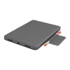 LOGITECH Folio Touch klaviatūros dėklas su foniniu apšvietimu ir valdymo kilimėliu, Oxford Grey, iPad Air (4th gen), Deutsch Qwertz