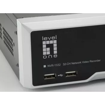 Vaizdo registratorius LevelOne NVR-1332 4 lizdai H.265 32 kanalai 3840x2160