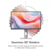 ALOGIC Clarity Pro 27 colių 4K UHD monitorius su 65W PD ir įmontuota kamera