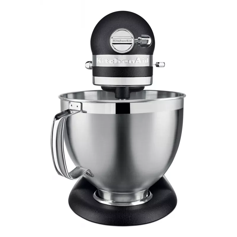 Virtuvinis kombainas KITCHENAID ARTISAN 5KSM185PS – 4,8 l nerūdijančio plieno dubuo, 300 W, 10 greičių, juodas