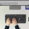 LOGITECH MK540 Advanced belgietiškas AZERTY belaidis klaviatūros ir pelės rinkinys