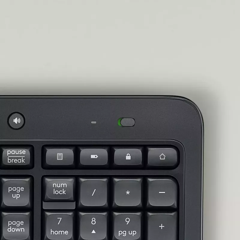 LOGITECH MK540 Advanced belgietiškas AZERTY belaidis klaviatūros ir pelės rinkinys