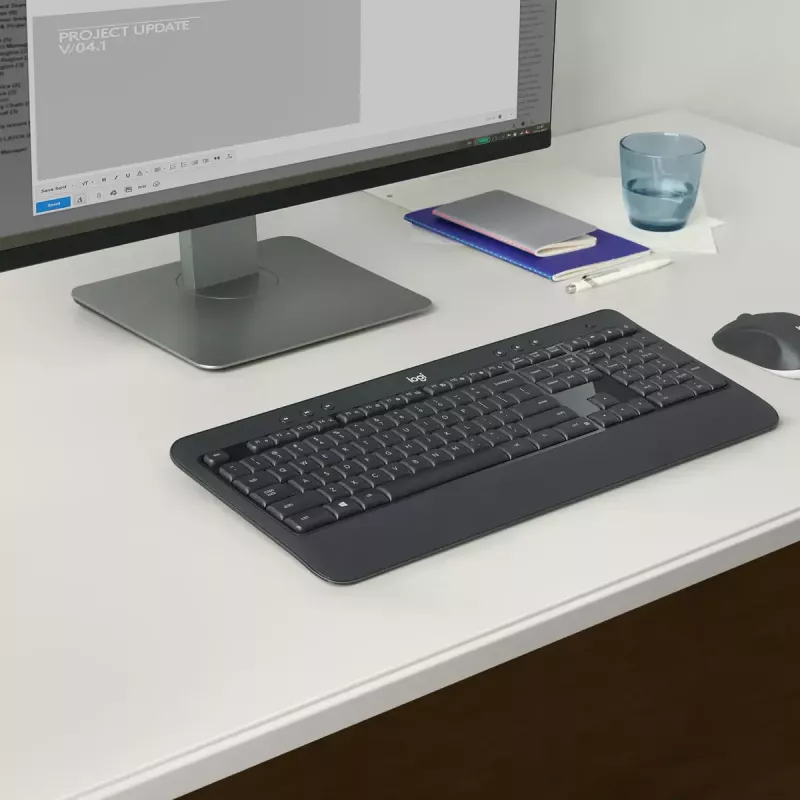 LOGITECH MK540 Advanced belgietiškas AZERTY belaidis klaviatūros ir pelės rinkinys