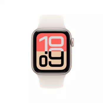 APPLE Watch SE 3 GPS 40 mm žvaigždėtos šviesos aliuminio korpusas su Sport dirželiu M/L – žvaigždėta šviesa