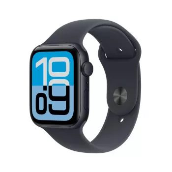 APPLE Watch SE 3 GPS 44mm vidurnakčio aliuminio korpusas su sportiniu dirželiu S/M - vidurnaktis