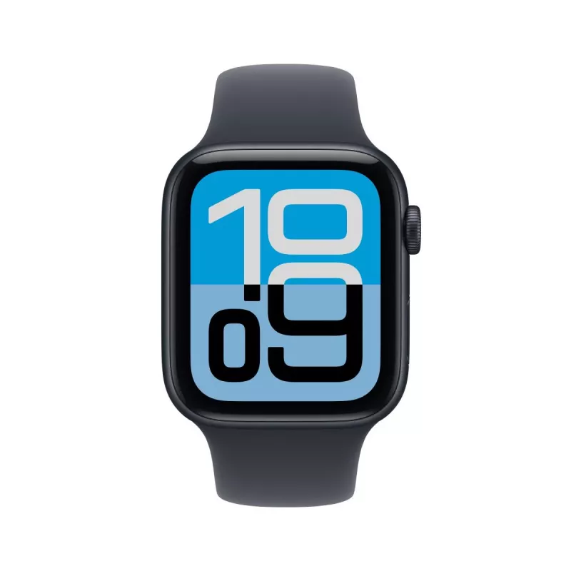 APPLE Watch SE 3 GPS 44mm vidurnakčio aliuminio korpusas su sportiniu dirželiu M/L – vidurnaktis