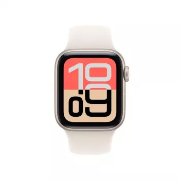 APPLE Watch SE 3 GPS + Cellular 40 mm Starlight Aliuminio korpusas su Starlight Sport Band M/L