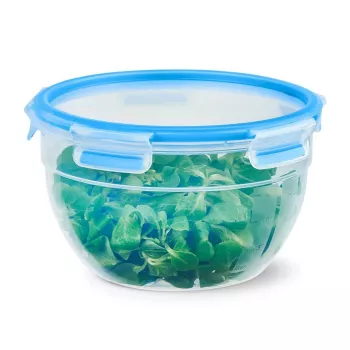 EMSA CLIP & CLOSE N10114 apvalus indas 2,6 L mėlynas, permatomas 1 vnt.