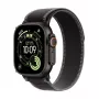 APPLE Watch Ultra 3 (2025) LTE 49mm Titanium Case su Trail Loop M/L - juoda/tamsiai pilka
