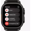 Išmanusis laikrodis Apple Watch Ultra 3 GPS + Cellular 49mm Juodo titano korpusas su Juodu Alpine Loop dirželiu (M)