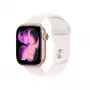 APPLE Watch Series 11 GPS + Cellular 42 mm Rožinio aukso aliuminio korpusas su šviesiai rausvu sportiniu dirželiu S/M