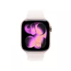 APPLE Watch Series 11 GPS + Cellular 42 mm Rožinio aukso aliuminio korpusas su šviesiai rausvu sportiniu dirželiu S/M