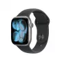 APPLE Watch Series 11 GPS + Cellular 42mm kosminės pilkos spalvos aliuminio korpusas su juodu sportiniu dirželiu S/M