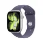 APPLE Watch Series 11 GPS + Cellular 46mm sidabrinis aliumininis korpusas su Purple Fog Sport dirželiu M/L