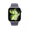 APPLE Watch Series 11 GPS + Cellular 46mm sidabrinis aliumininis korpusas su Purple Fog Sport dirželiu M/L