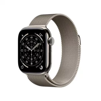 APPLE Watch Series 11 GPS + Cellular 42 mm natūralaus titano korpusas su natūralaus titano Milano kilpa