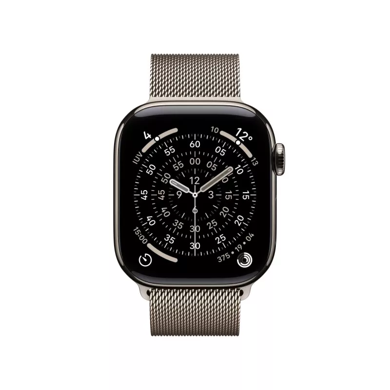 APPLE Watch Series 11 GPS + Cellular 42 mm natūralaus titano korpusas su natūralaus titano Milano kilpa