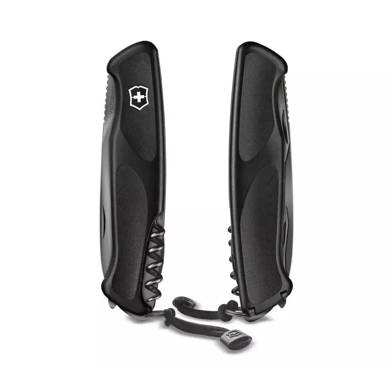 Victorinox Ranger Grip 55 0.9563.C31P sulankstomas peilis daugiafunkcis įrankis, 12 funkcijų, 130 mm, Onyx Black