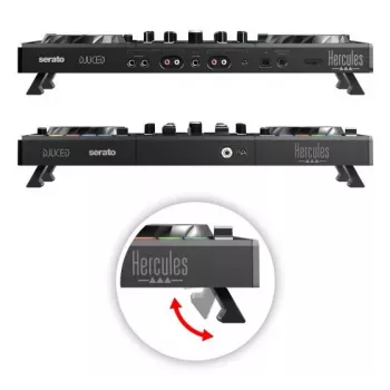 Hercules Inpulse 500 skaitmeninė vinilinė sistema (DVS) su braižymo funkcija, juoda