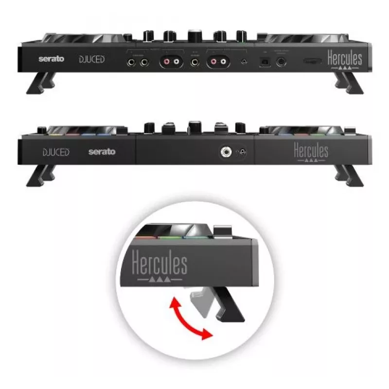 Hercules Inpulse 500 skaitmeninė vinilinė sistema (DVS) su braižymo funkcija, juoda