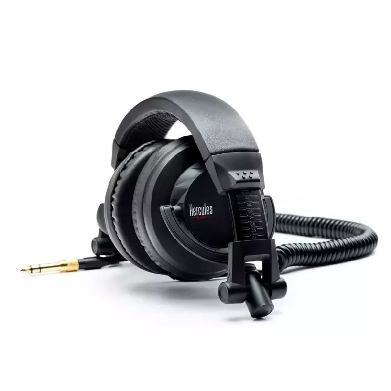 Hercules HDP DJ45 ausinės laidinės viršutinės juostos muzikos juodos