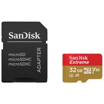 WESTERN DIGITAL SanDisk Micro SDHC Extreme atminties kortelė, 32GB, 100 MB/s, 2 vnt.